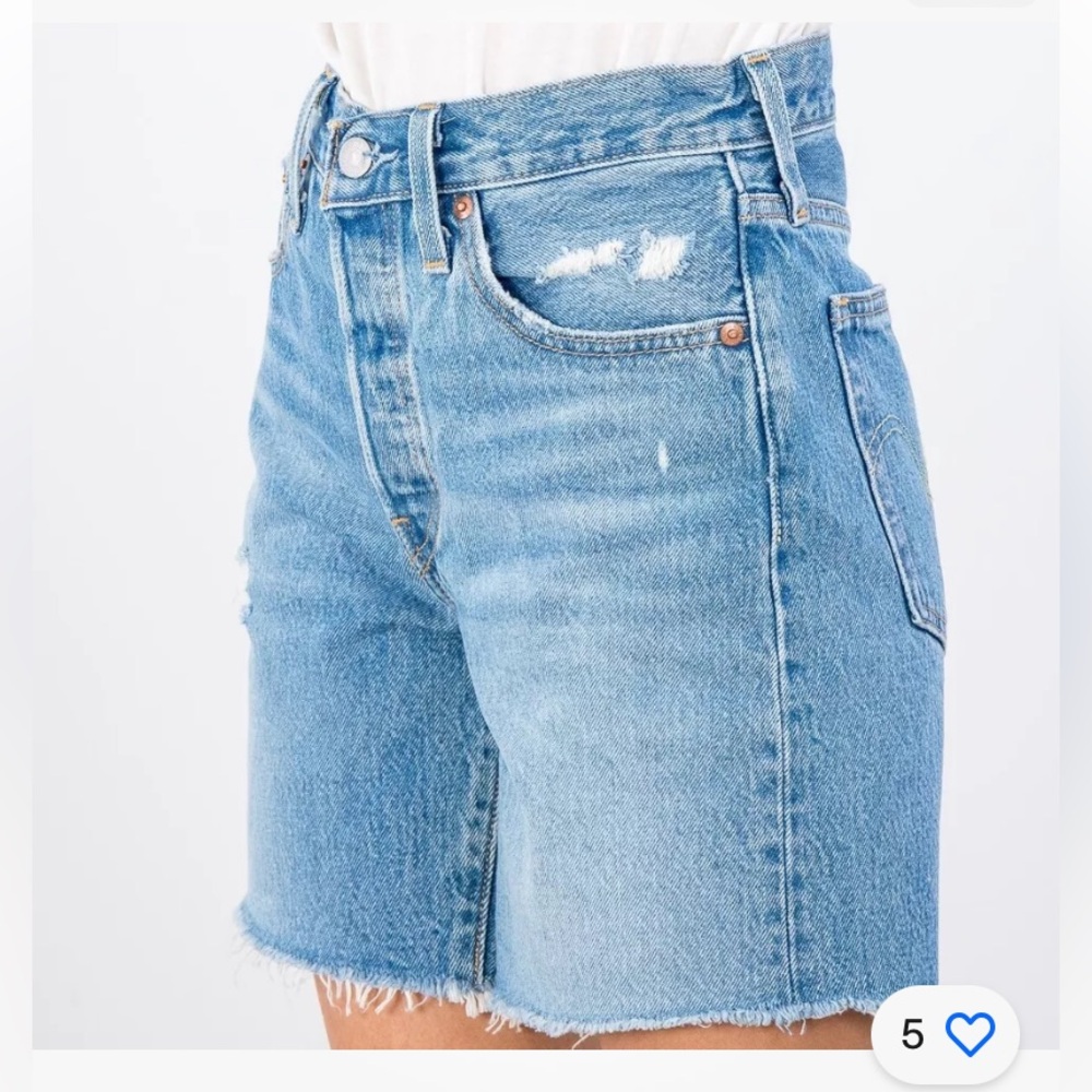 Levi’s 501 Mid Thigh Denim shorts Luxor street 28